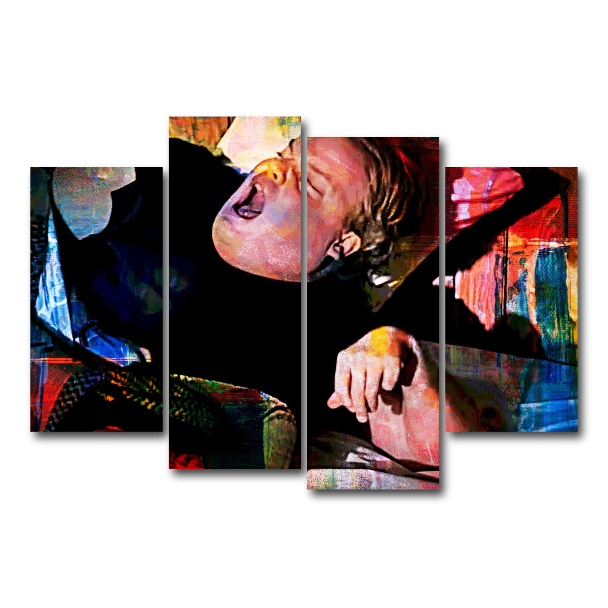 AUTO-MOCKUP WHITE | Let Me Sleep for the Love of God | 4 Piece | Gallery Wrap Canvas | group=4_short