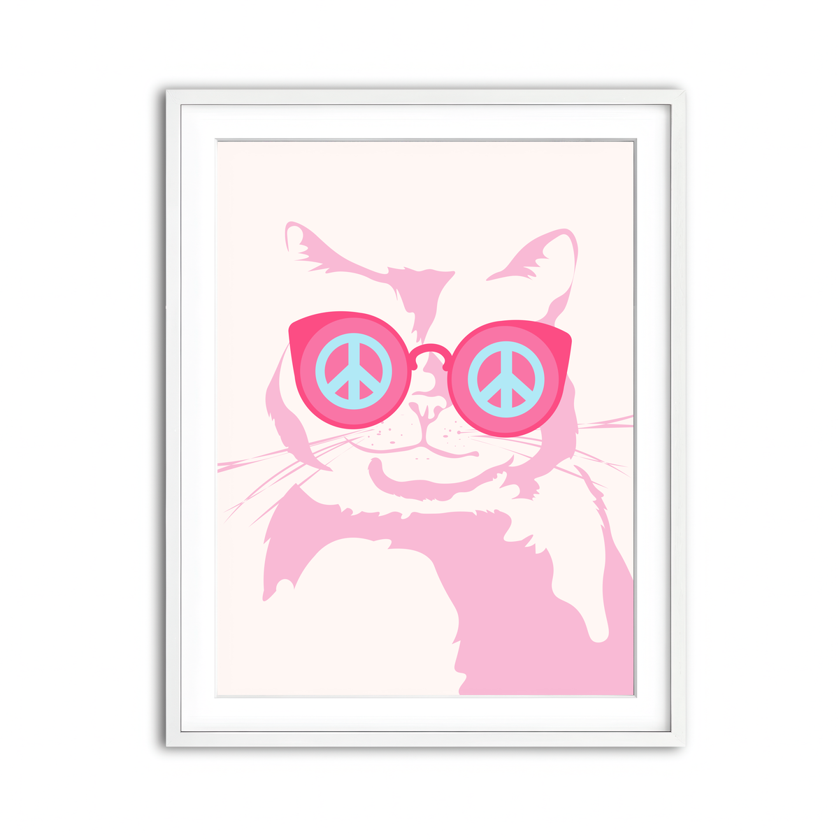 Framed Print 3x4 White
