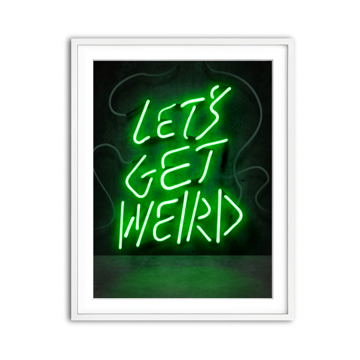 Framed Print 3x4 White