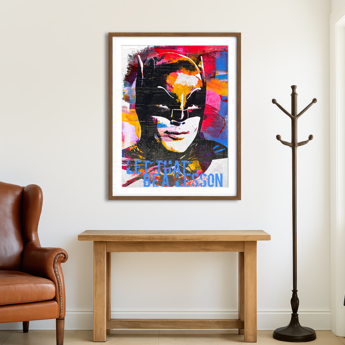 AUTO-MOCKUP ROOM | Let That Be a Lesson Wall Art