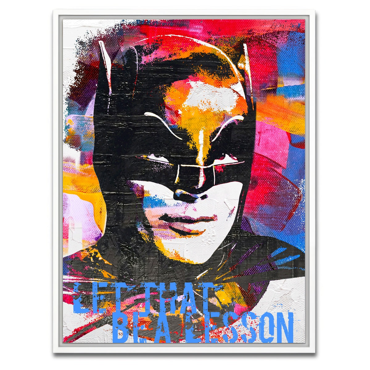 AUTO-MOCKUP WHITE | Let that be a Lesson | 1 Piece | White Framed Canvas | group=3x4