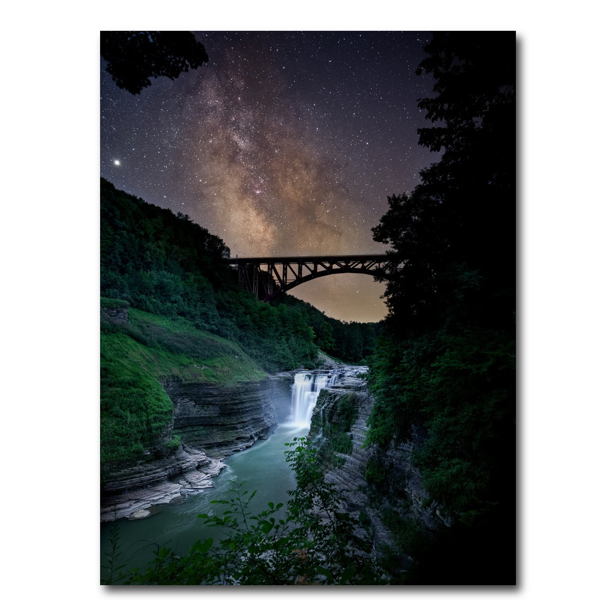 AUTO-MOCKUP WHITE | Letchworth Milky Way | 1 Piece | Gallery Wrap Canvas | group=3x4