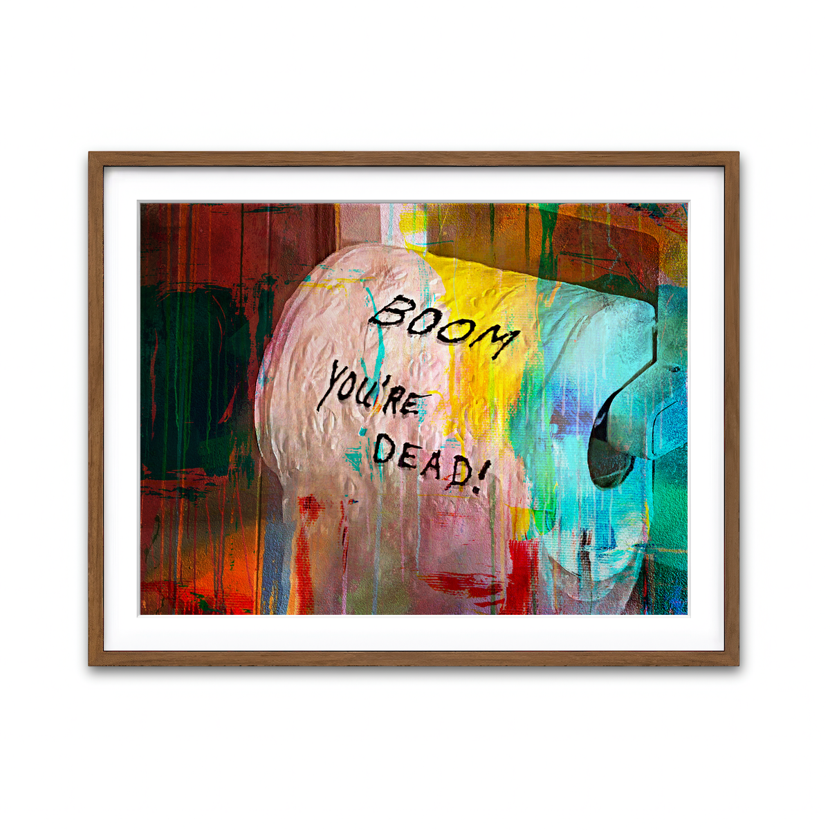 Framed Print 4x3 Walnut