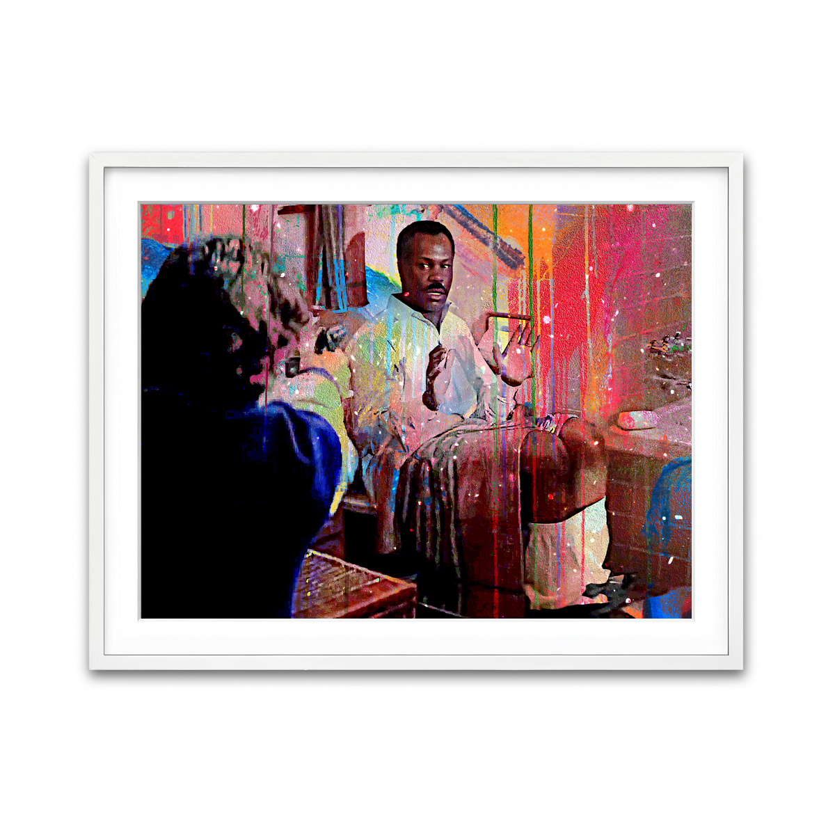 Framed Print 4x3 White