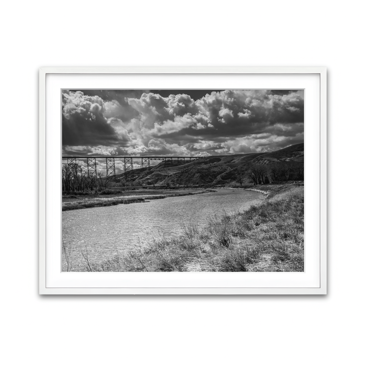 Framed Print 4x3 White