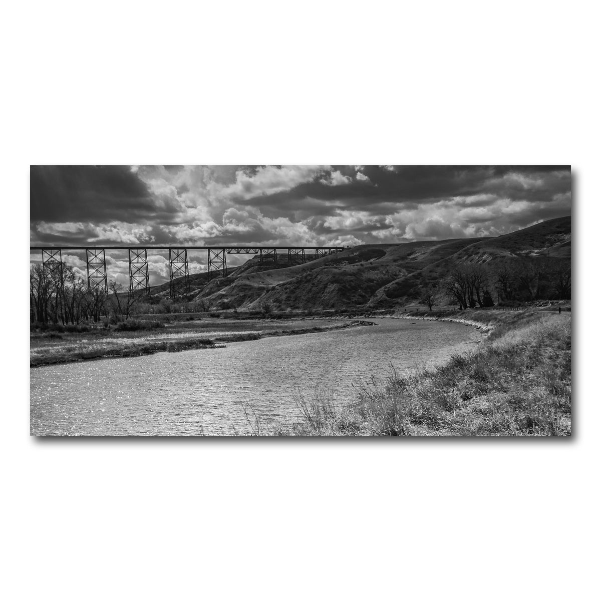 AUTO-MOCKUP WHITE | Lethbridge Viaduct | 1 Piece | Gallery Wrap Canvas | group=2x1