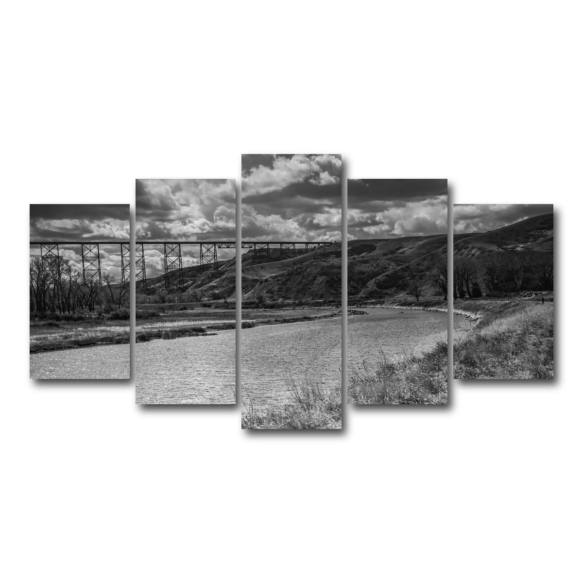 AUTO-MOCKUP WHITE | Lethbridge Viaduct | 5 Piece | Gallery Wrap Canvas | group=5_normal