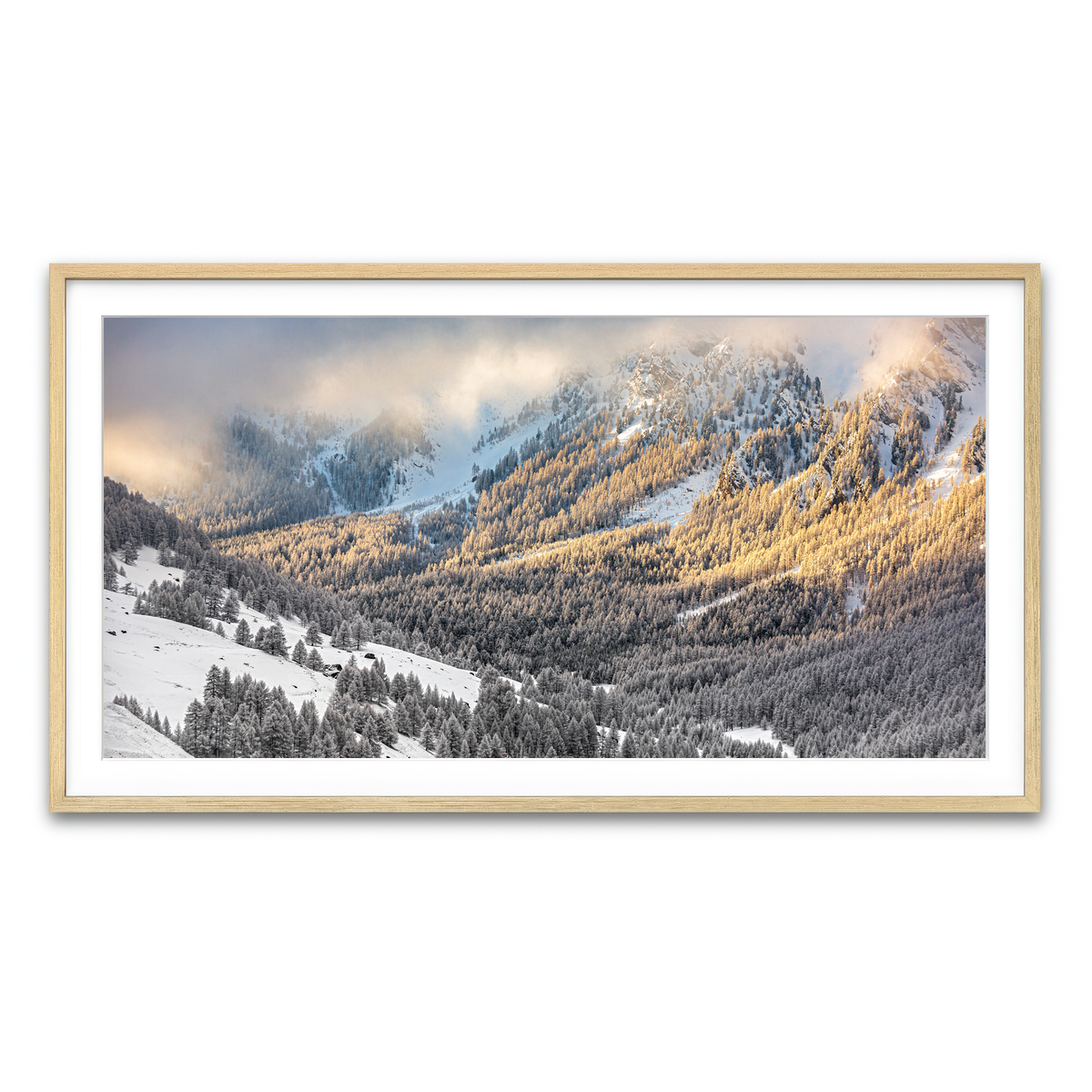 Framed Print 2x1 Natural