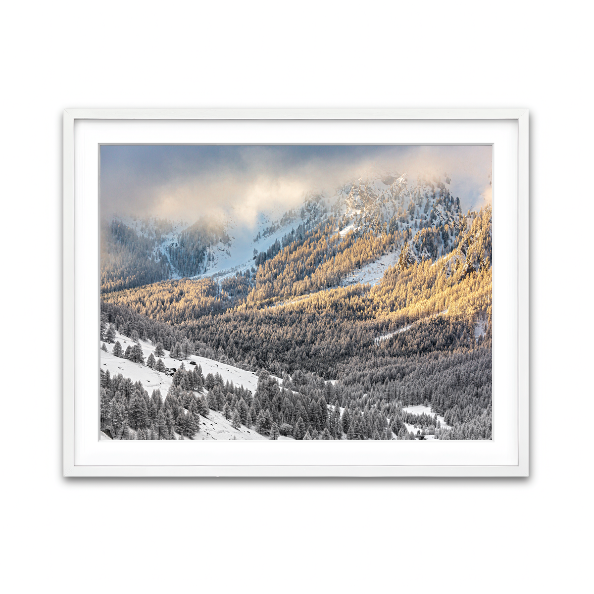 Framed Print 4x3 White