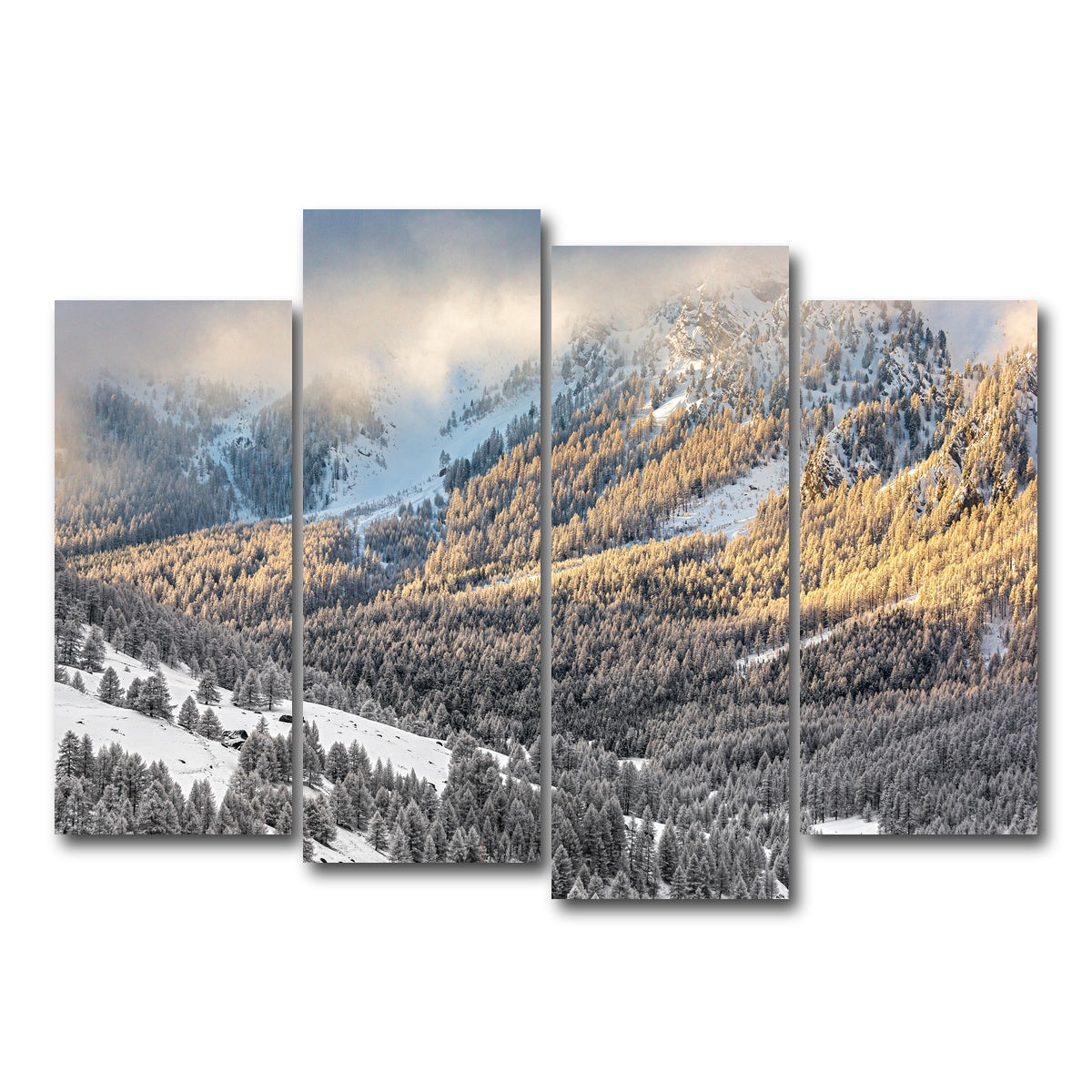 AUTO-MOCKUP WHITE | Lever de Soleil | 4 Piece | Gallery Wrap Canvas | group=4_normal