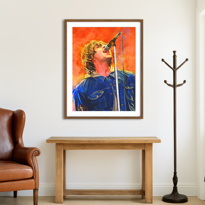 AUTO-MOCKUP ROOM | Liam Gallagher Wall Art