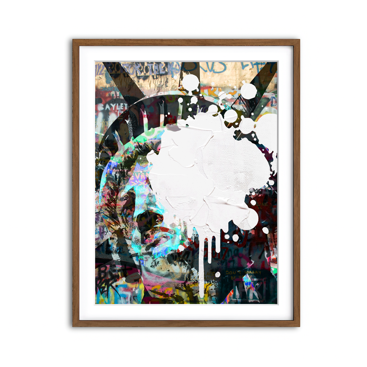 Framed Print 3x4 Walnut