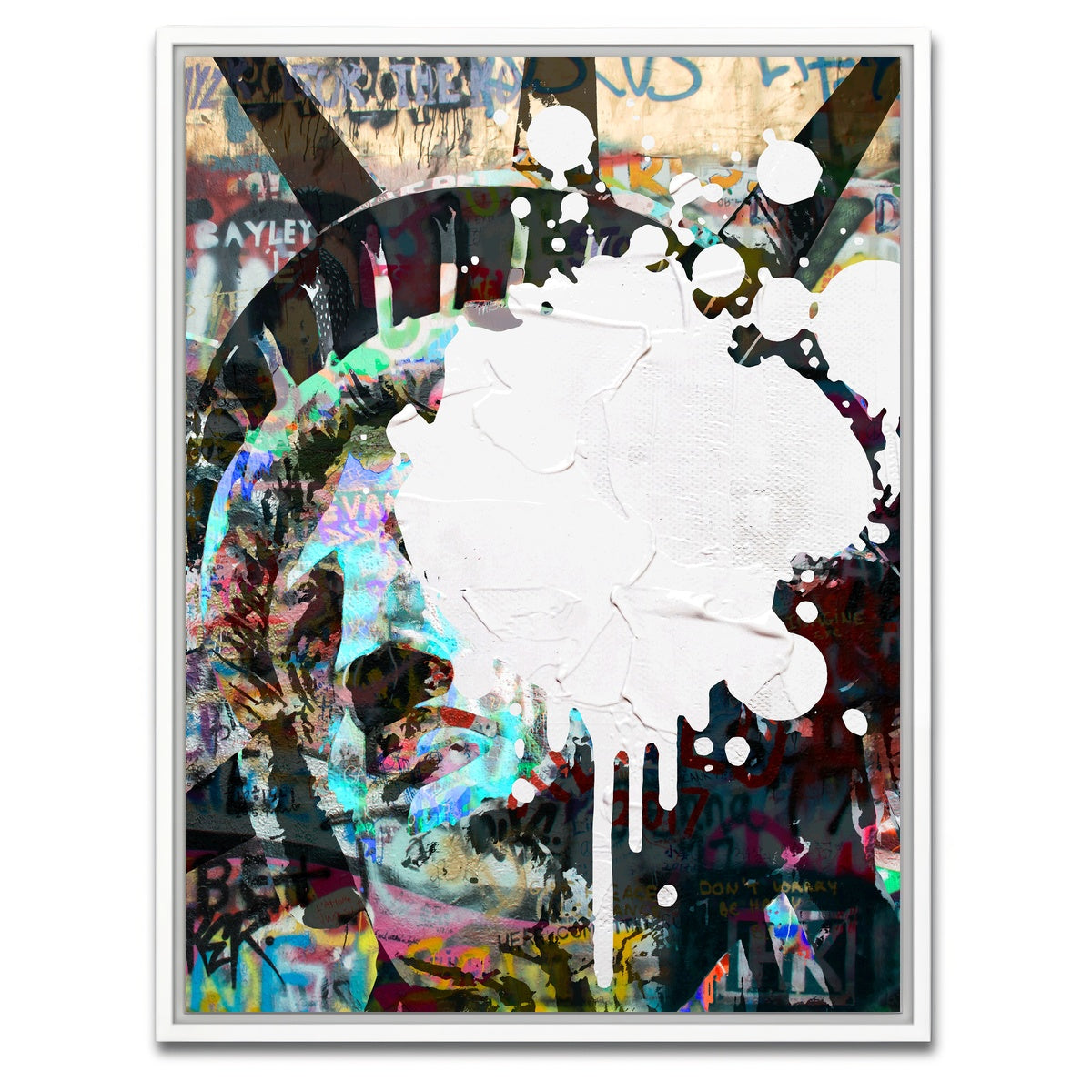 AUTO-MOCKUP WHITE | Liberty Heavy Graffiti | 1 Piece | White Framed Canvas | group=3x4