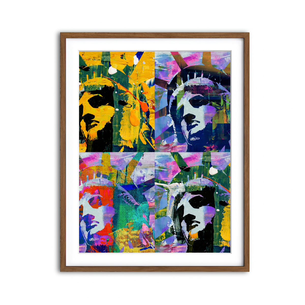 Framed Print 3x4 Walnut