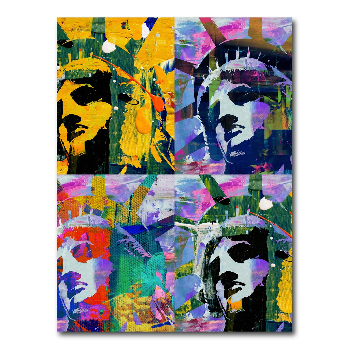 AUTO-MOCKUP WHITE | Liberty Quadrant | 1 Piece | Gallery Wrap Canvas | group=3x4