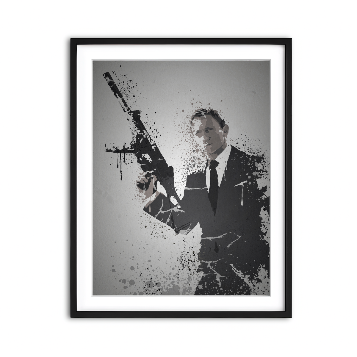 Framed Print 3x4 Black