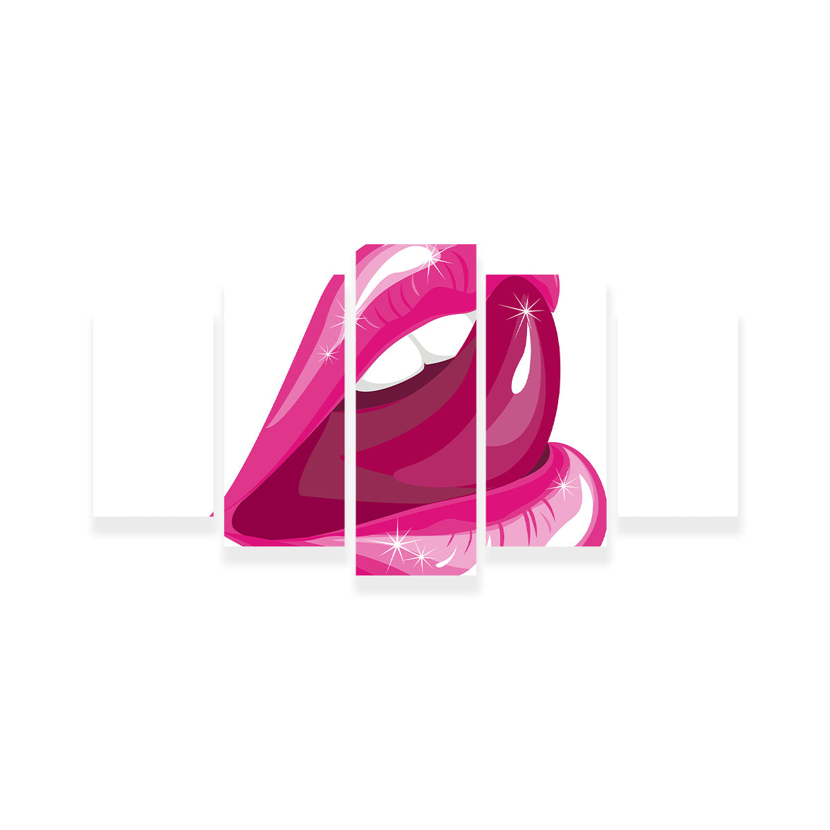 Lick Lips Wall Art