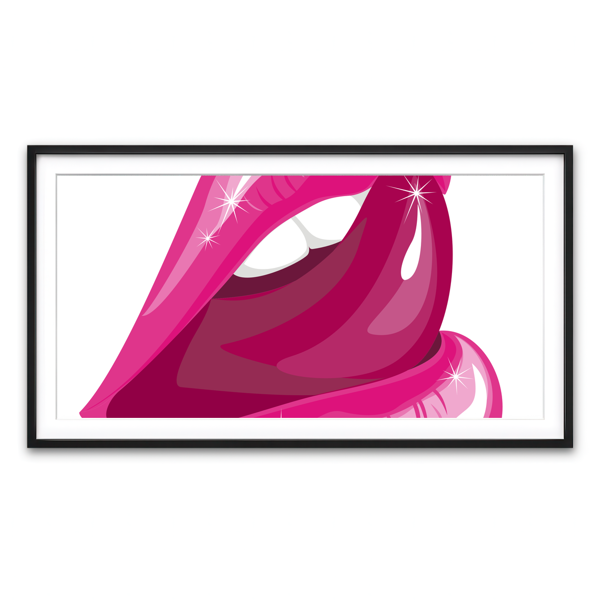 Framed Print 2x1 Black