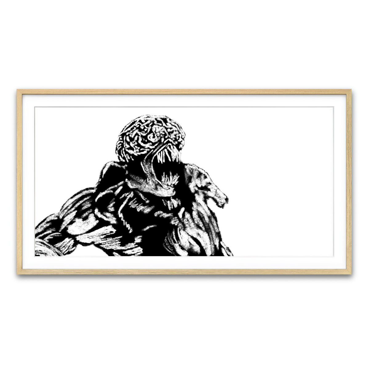 Framed Print 2x1 Natural