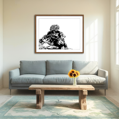 AUTO-MOCKUP ROOM | Licker Wall Art