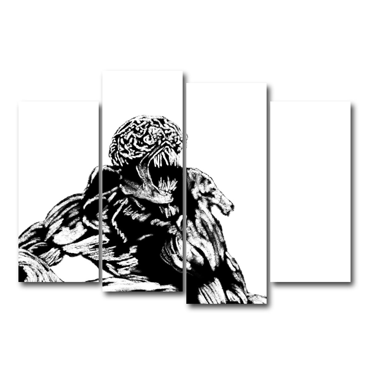 AUTO-MOCKUP WHITE | Licker | 4 Piece | Gallery Wrap Canvas | group=4_normal