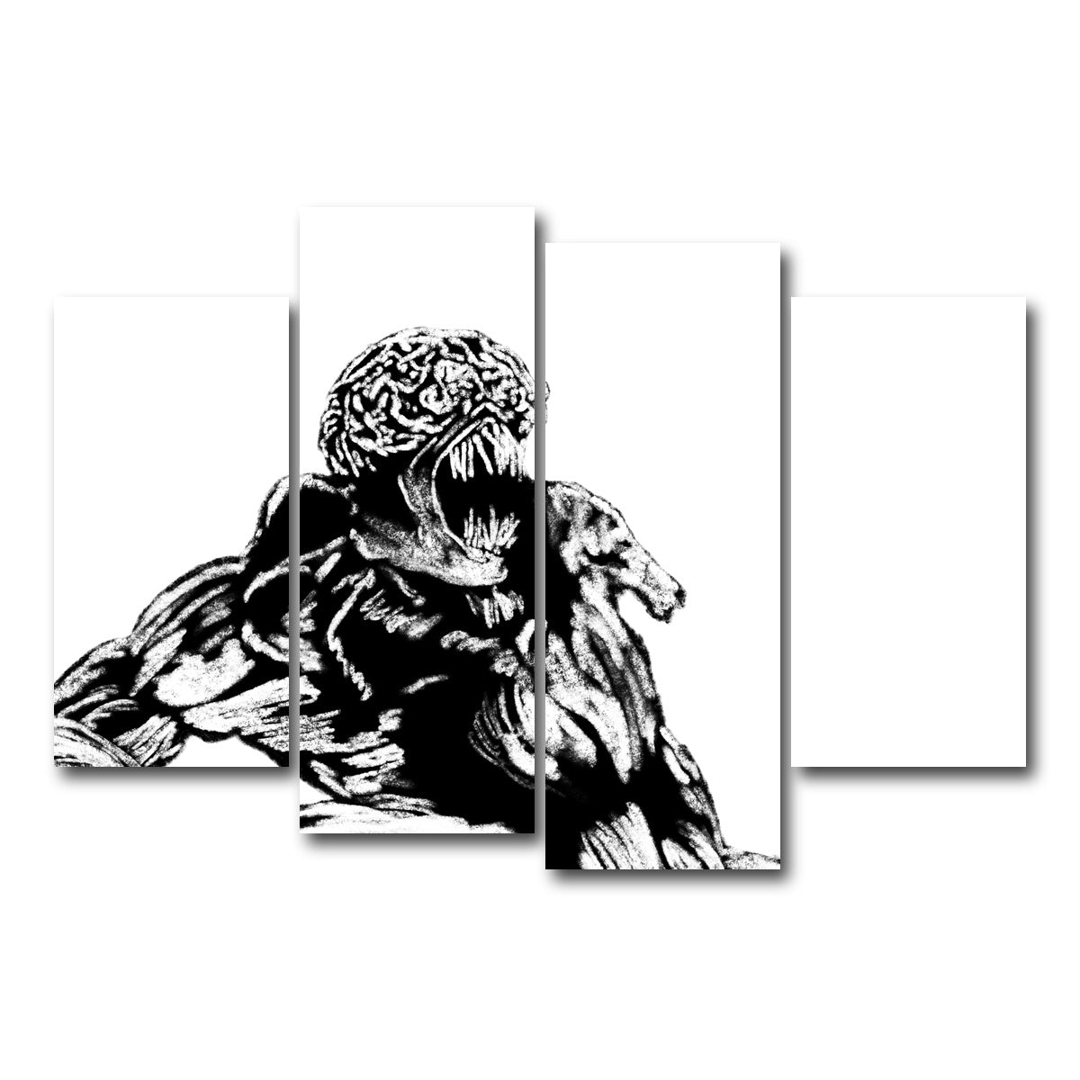 AUTO-MOCKUP WHITE | Licker | 4 Piece | Gallery Wrap Canvas | group=4_short