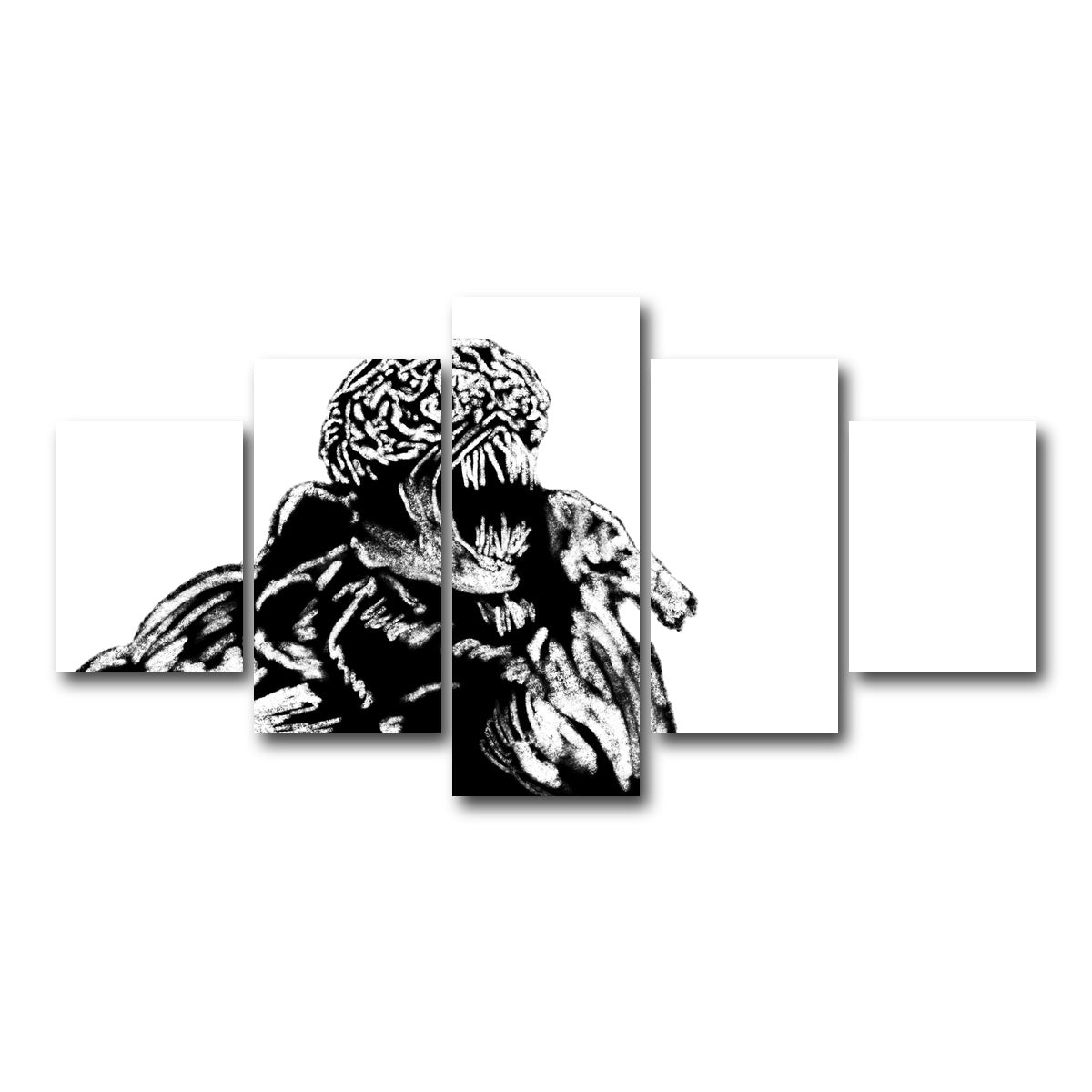 AUTO-MOCKUP WHITE | Licker | 5 Piece | Gallery Wrap Canvas | group=5_short