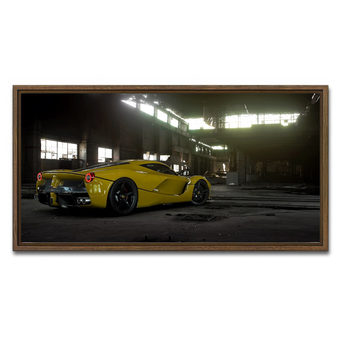 AUTO-MOCKUP WHITE | Lie Dormant | 1 Piece | Walnut Framed Canvas | group=2x1