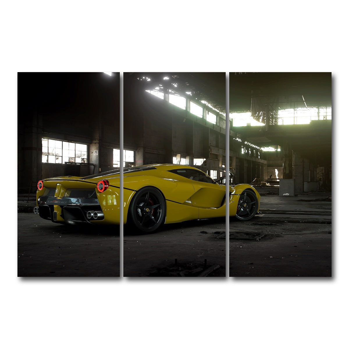 AUTO-MOCKUP WHITE | Lie Dormant | 3 Piece | Gallery Wrap Canvas | group=12x24