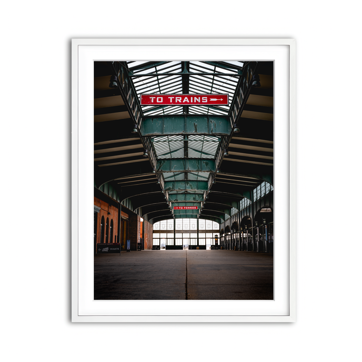 Framed Print 3x4 White