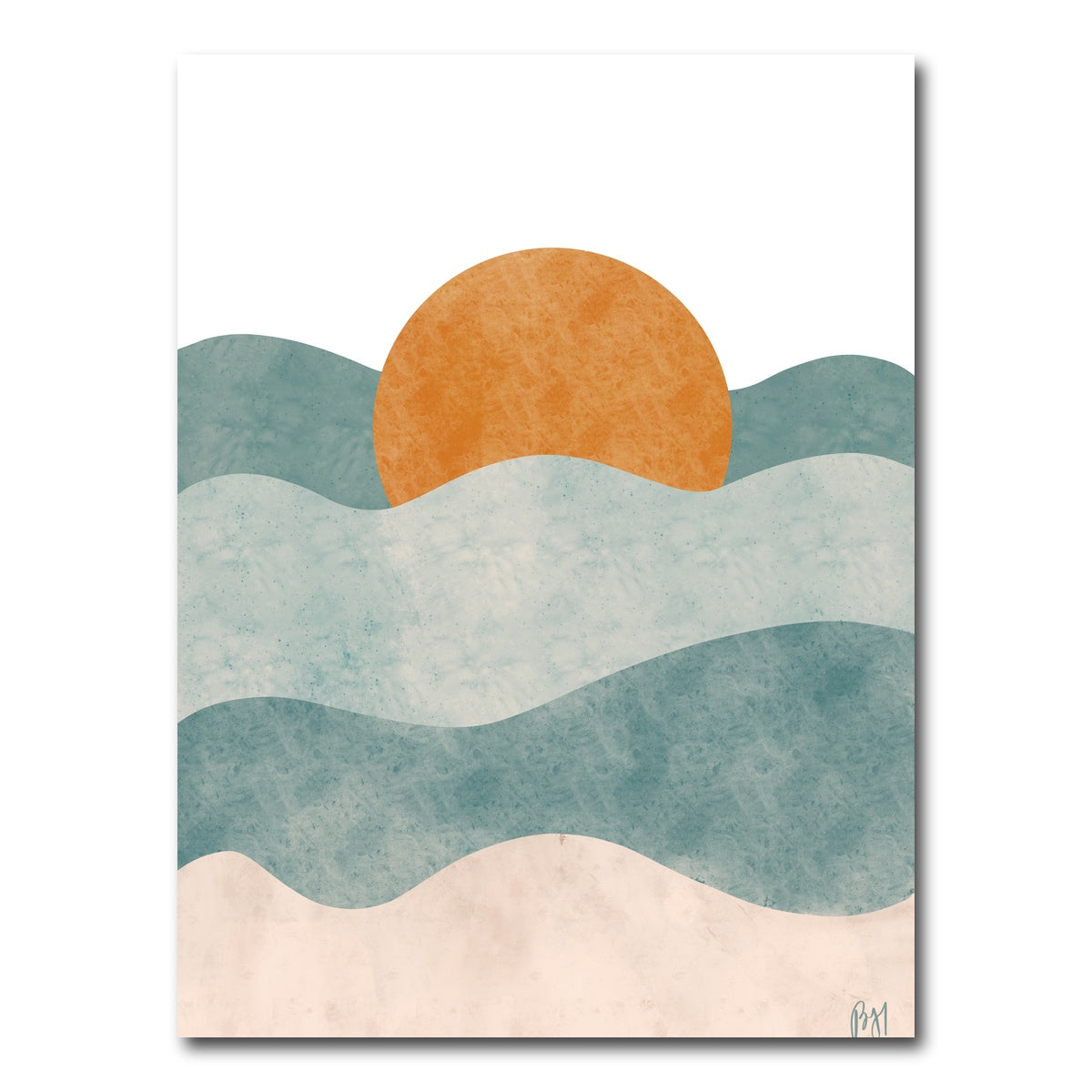 AUTO-MOCKUP WHITE | Life is a Wave Catch it | 1 Piece | Gallery Wrap Canvas | group=3x4