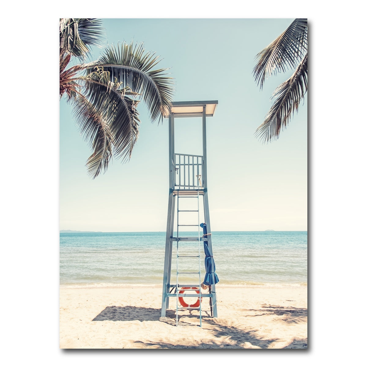 AUTO-MOCKUP WHITE | Lifeguard Stand | 1 Piece | Gallery Wrap Canvas | group=3x4