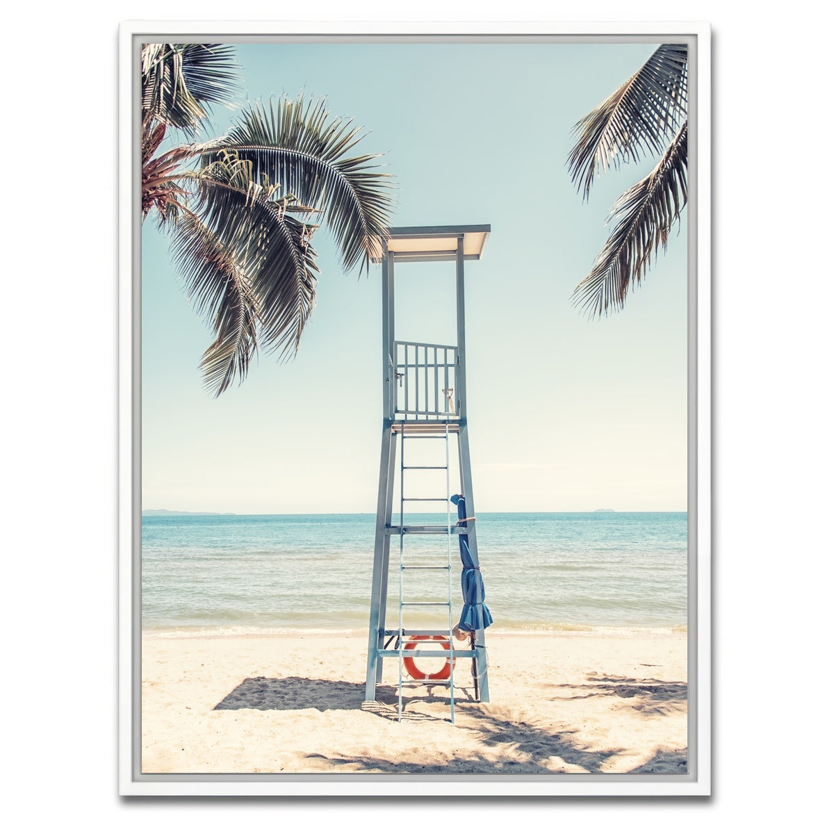 AUTO-MOCKUP WHITE | Lifeguard Stand | 1 Piece | White Framed Canvas | group=3x4