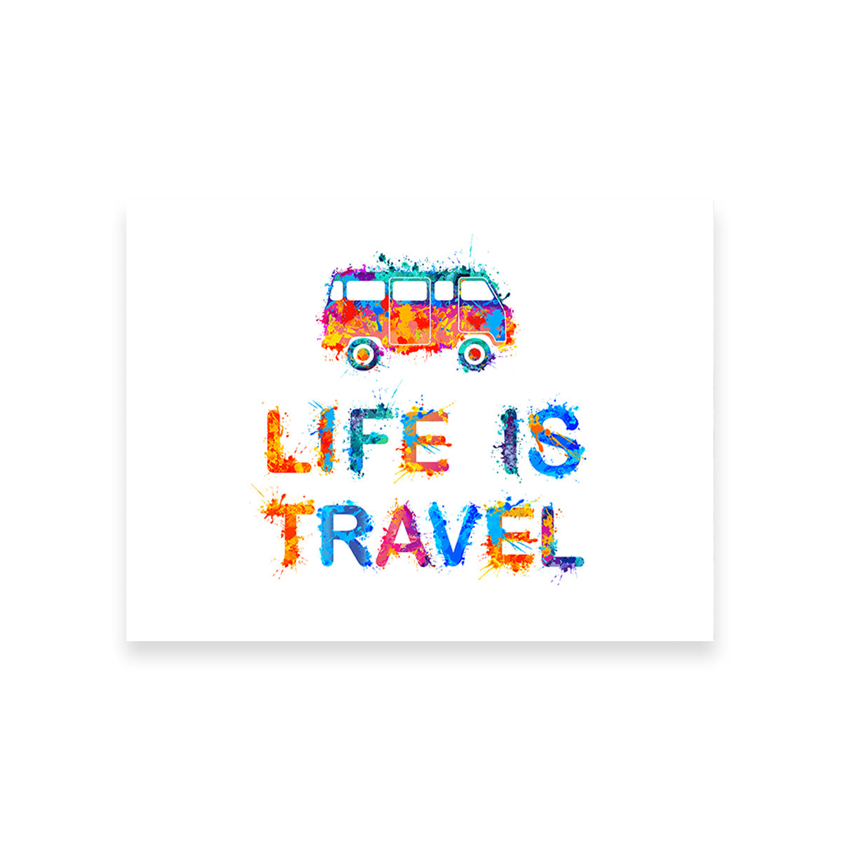 Life is Travel Wall Art