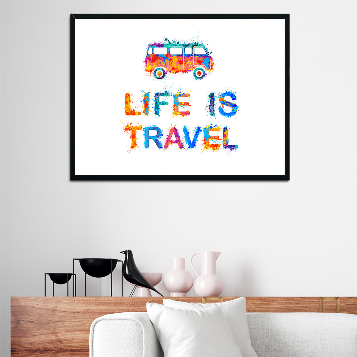 Life is Travel Wall Art