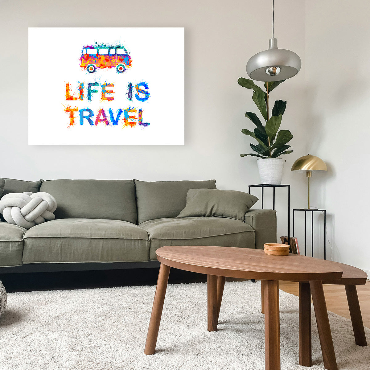 Life is Travel Wall Art