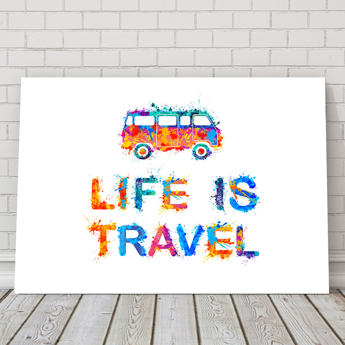 Life is Travel Wall Art