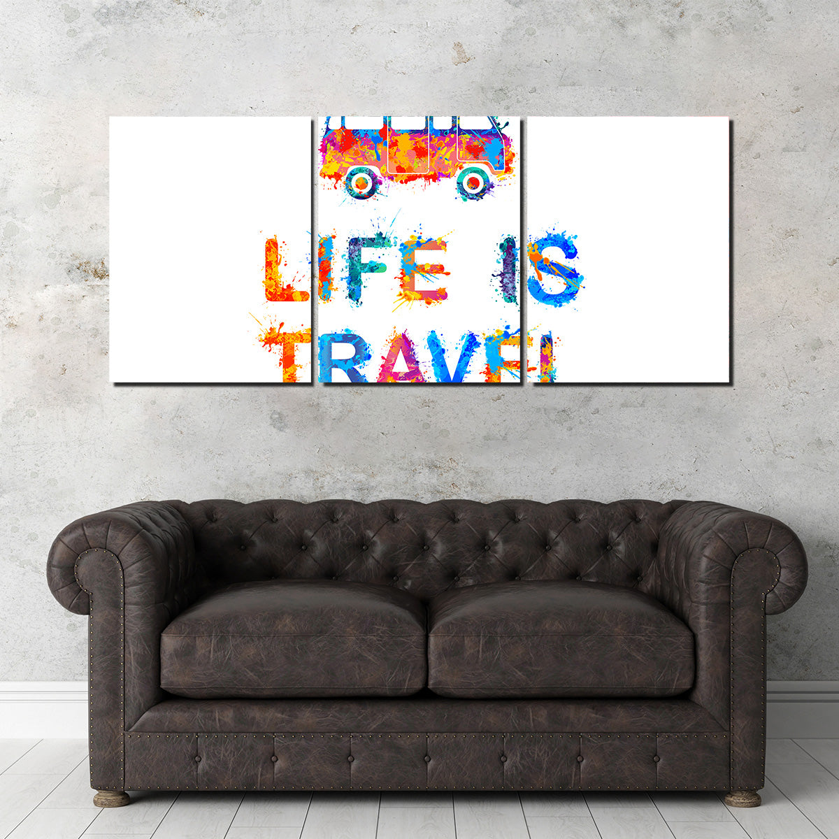 Life is Travel Wall Art