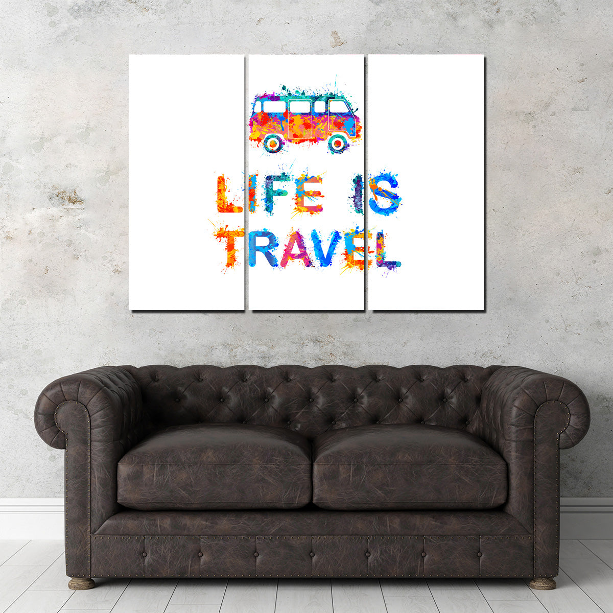 Life is Travel Wall Art