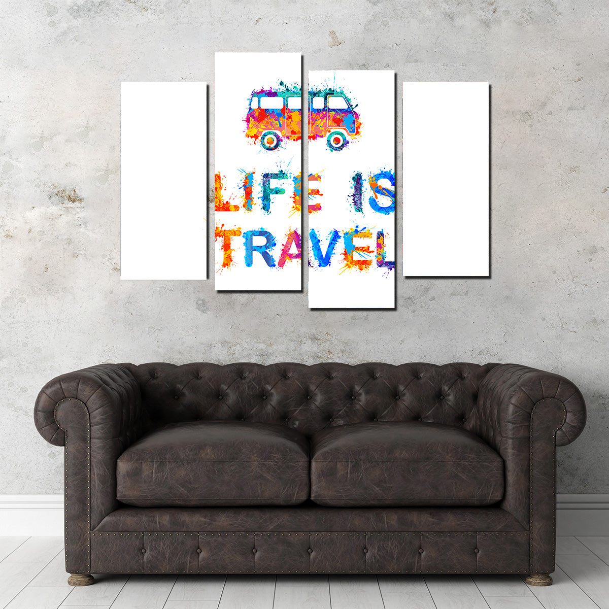 Life is Travel Wall Art