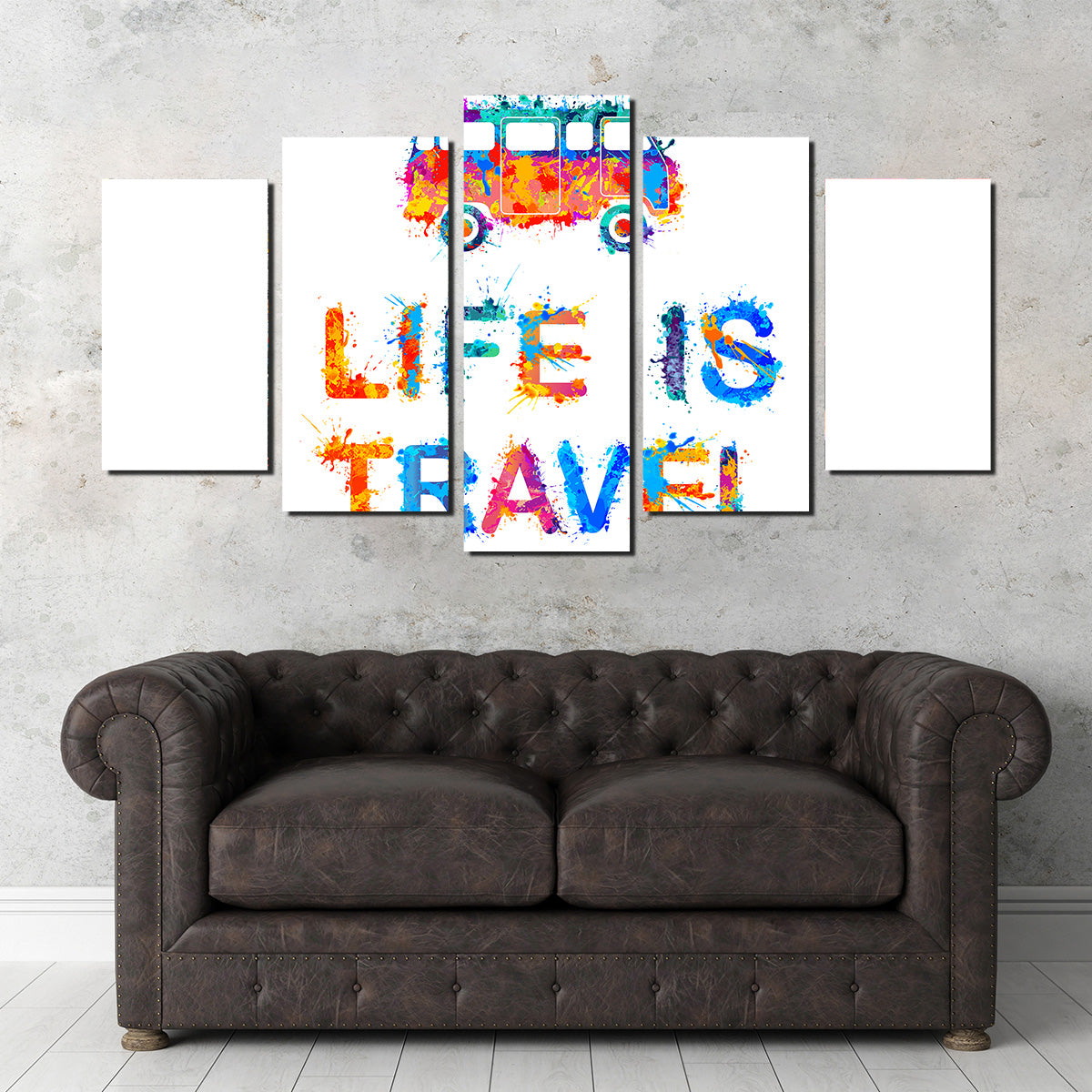 Life is Travel Wall Art
