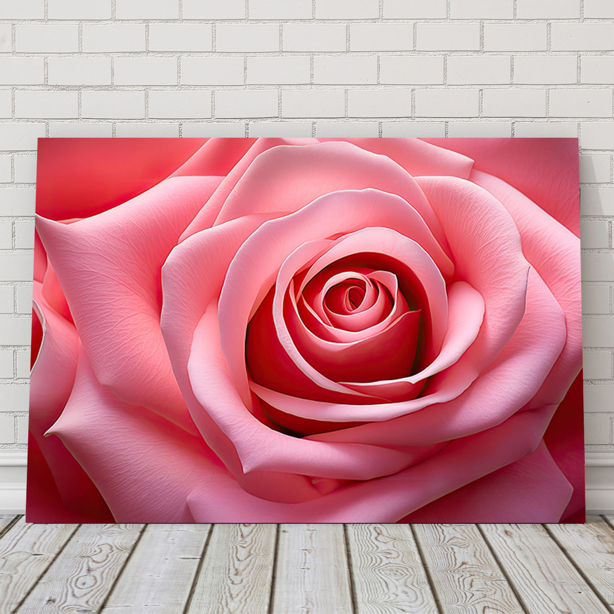 Light Pink Rose Wall Art