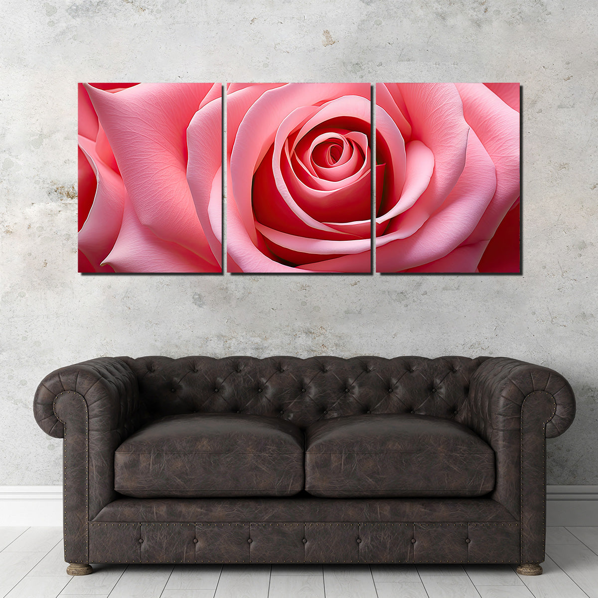 Light Pink Rose Wall Art