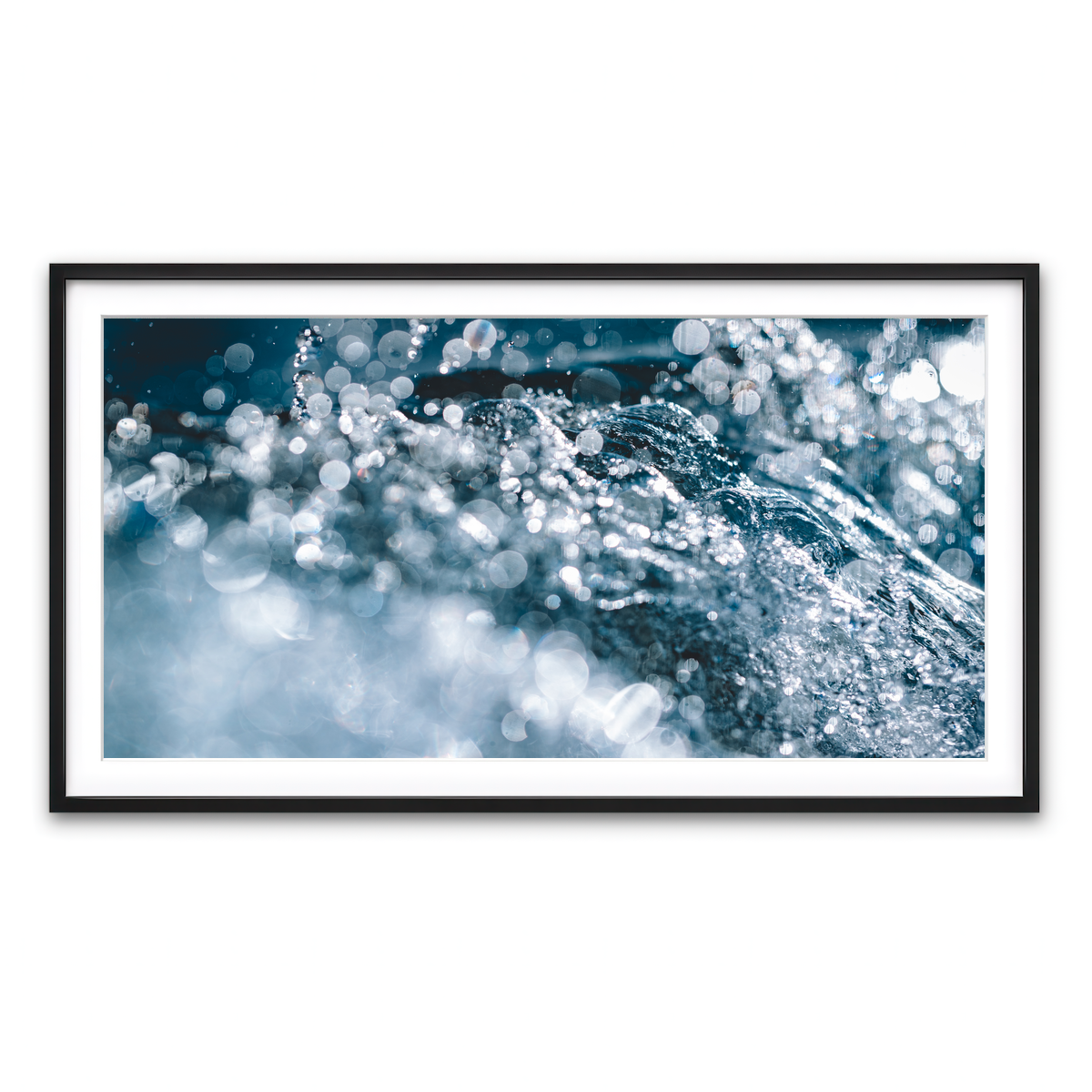 Framed Print 2x1 Black