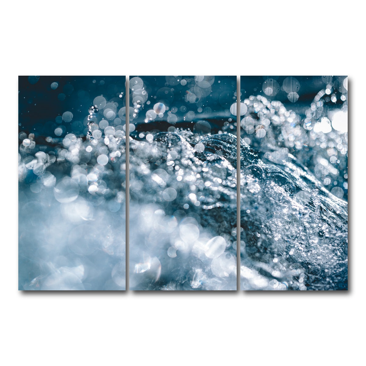AUTO-MOCKUP WHITE | Light Drops | 3 Piece | Gallery Wrap Canvas | group=12x24