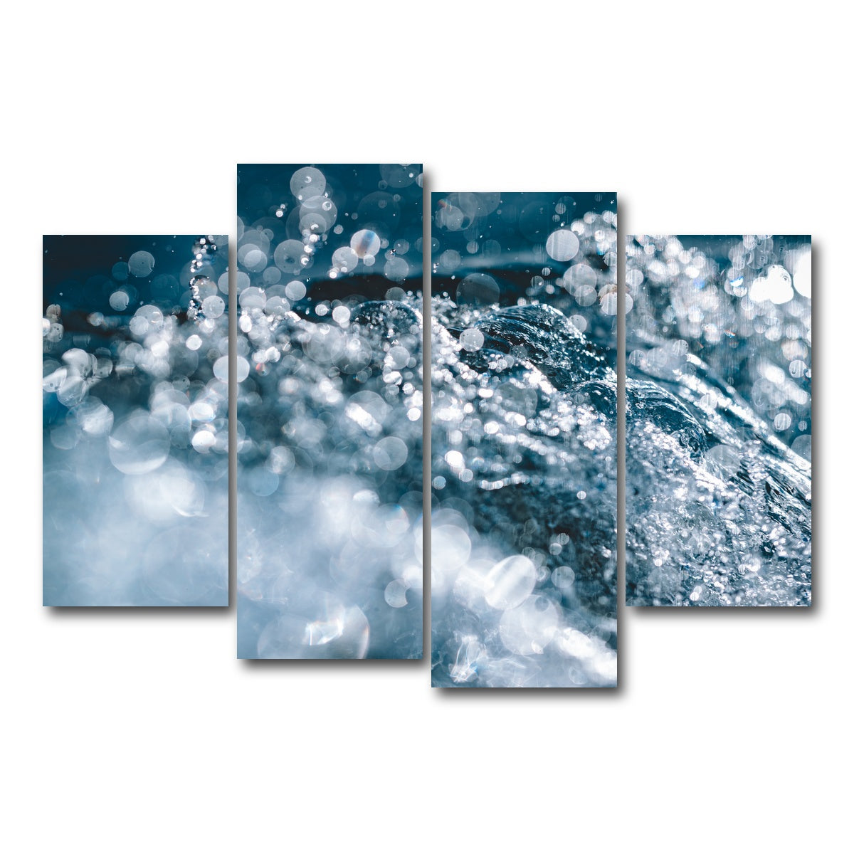 AUTO-MOCKUP WHITE | Light Drops | 4 Piece | Gallery Wrap Canvas | group=4_short
