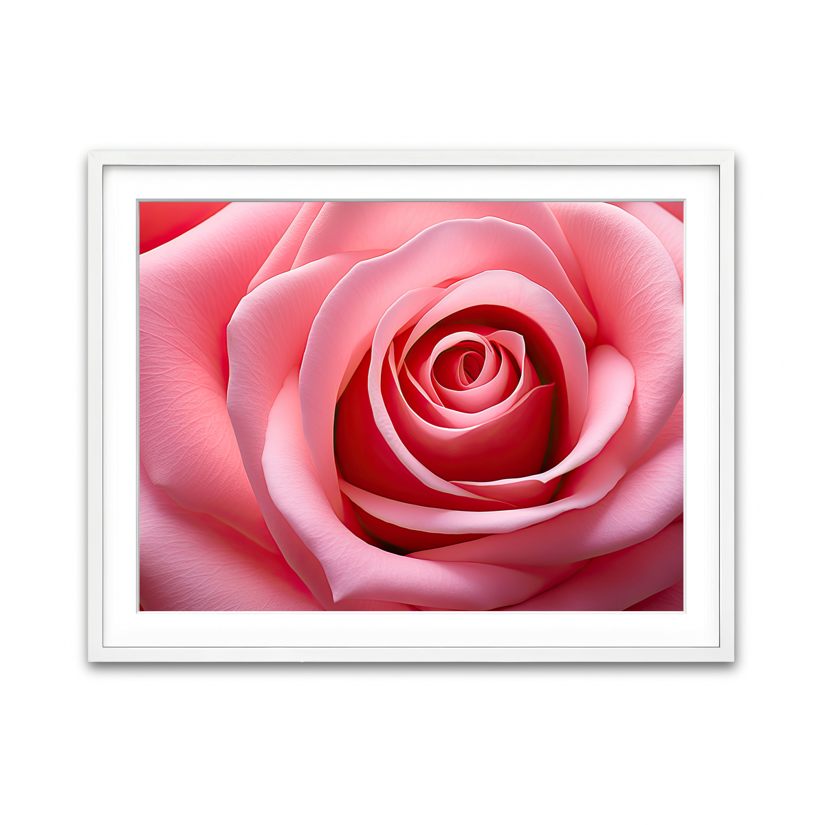 Framed Print 4x3 White
