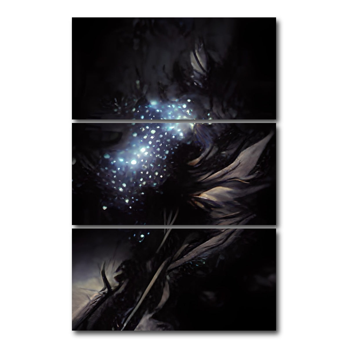 AUTO-MOCKUP WHITE | Light Shines | 3 Piece | Gallery Wrap Canvas | group=12x24_stacked