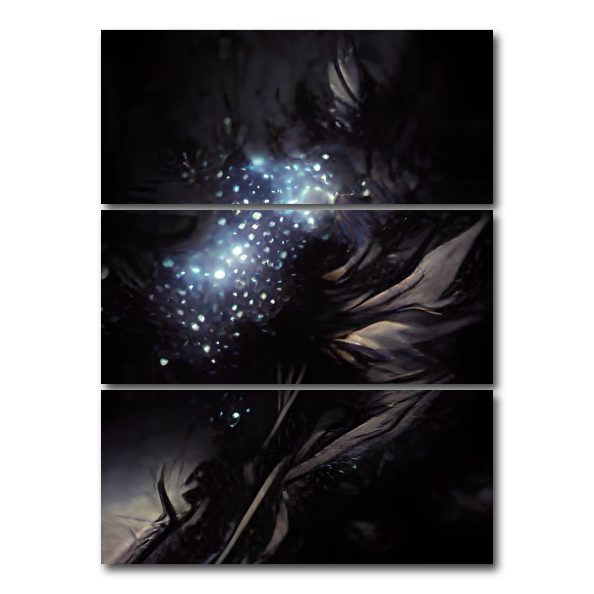 AUTO-MOCKUP WHITE | Light Shines | 3 Piece | Gallery Wrap Canvas | group=8x18_stacked