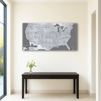 AUTO-MOCKUP ROOM | Light US Map